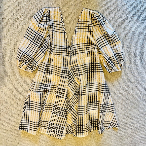 white christmas dresses Lurex Plaid Smocked Dress – coco + jaimeson